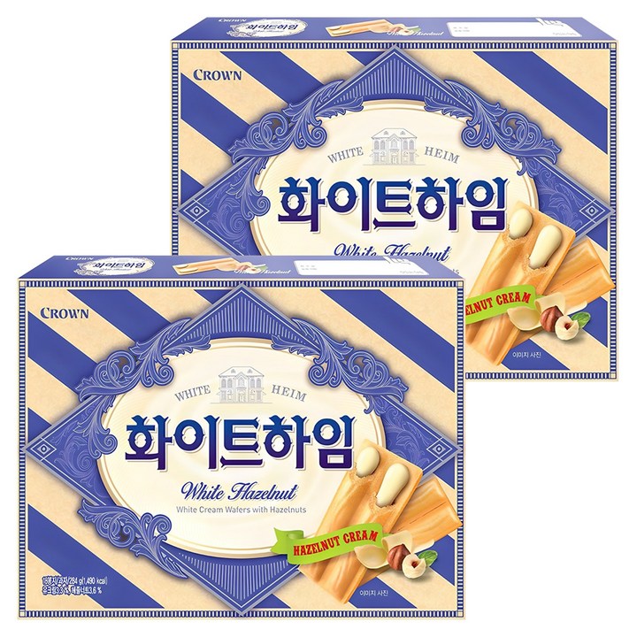 쵸코하임 크라운 화이트하임, 284g, 2개