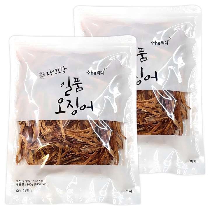 더먹다 일품 오징어, 300g, 2개