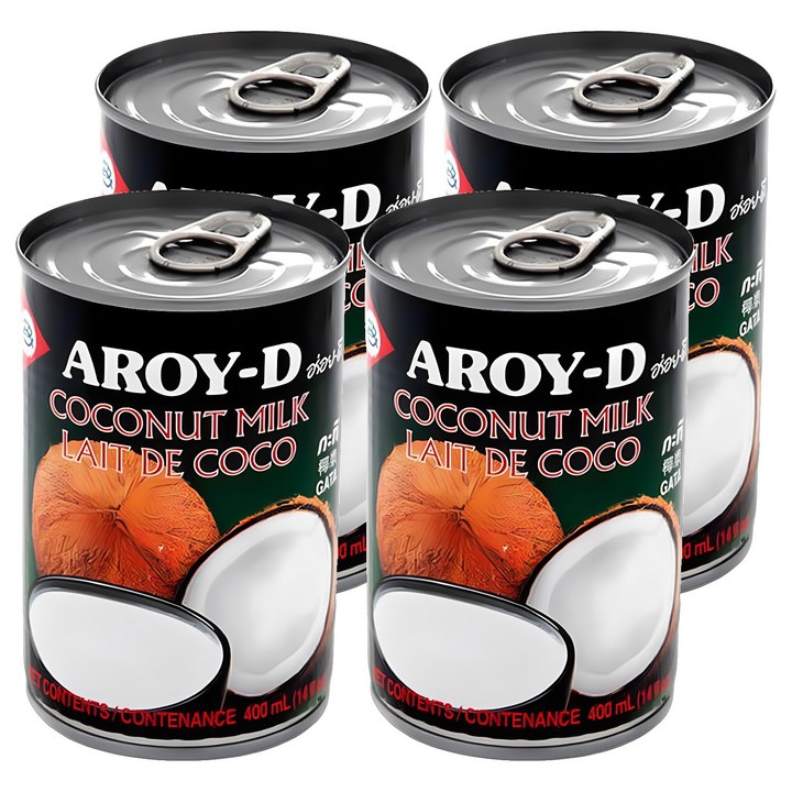 아로이디 코코넛밀크, 400ml, 4개