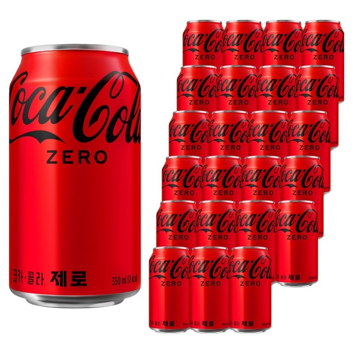 코카콜라 제로, 350ml, 24개