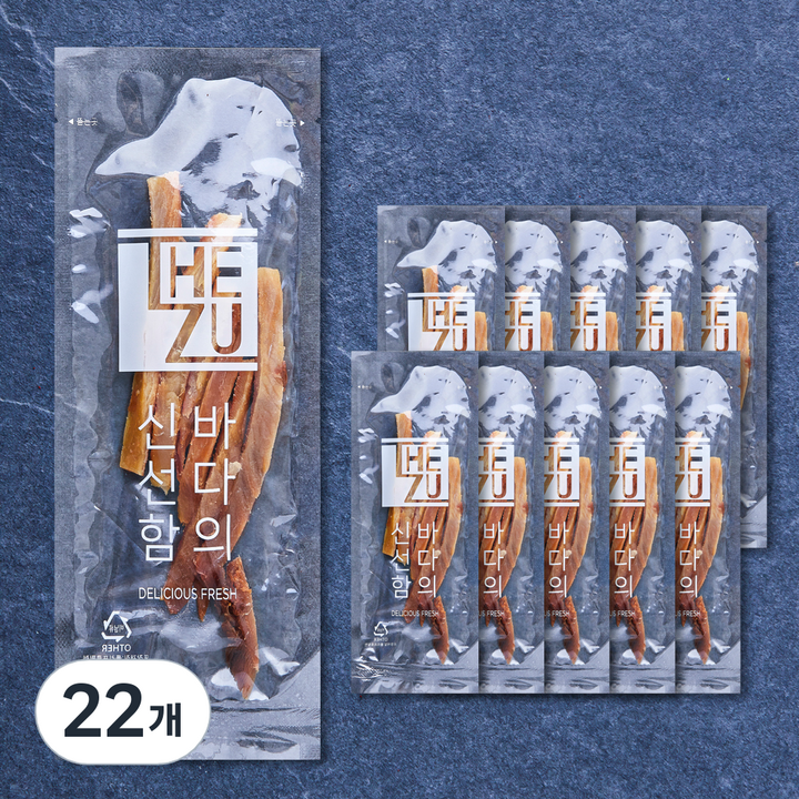 더주 바베큐 조미 오징어, 20g, 22개