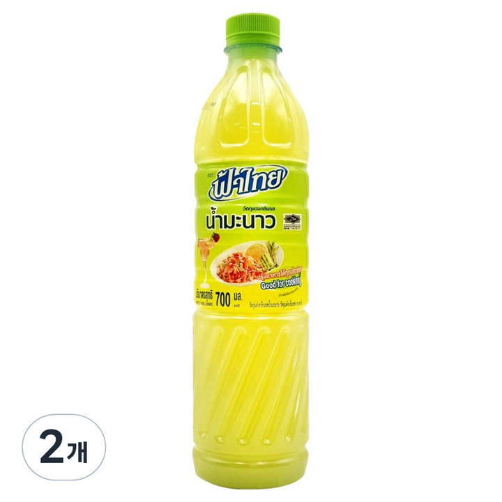 파타이 에프플러스 라임쥬스, 700ml, 3개