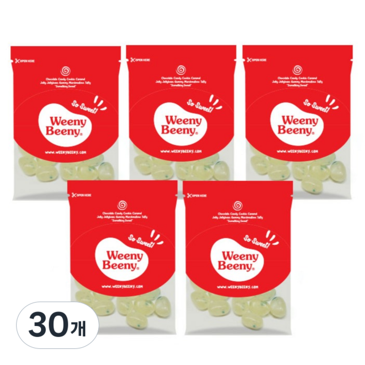 위니비니 트로피컬 펀치맛 젤리빈 C, 50g, 30개