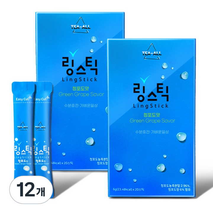 링스틱 청포도맛, 6g, 240개