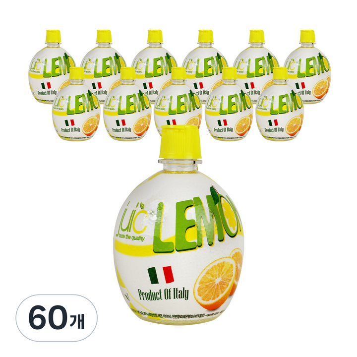 juic 레몬주스, 200ml, 60개