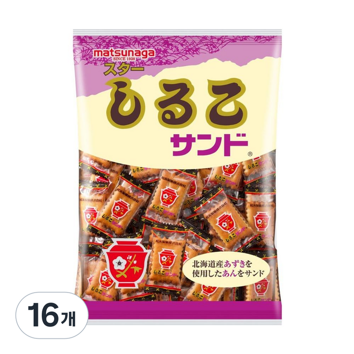 마츠나가 시루코 샌드, 16개, 150g