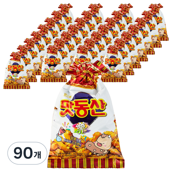 해태제과 맛동산, 70g, 90개