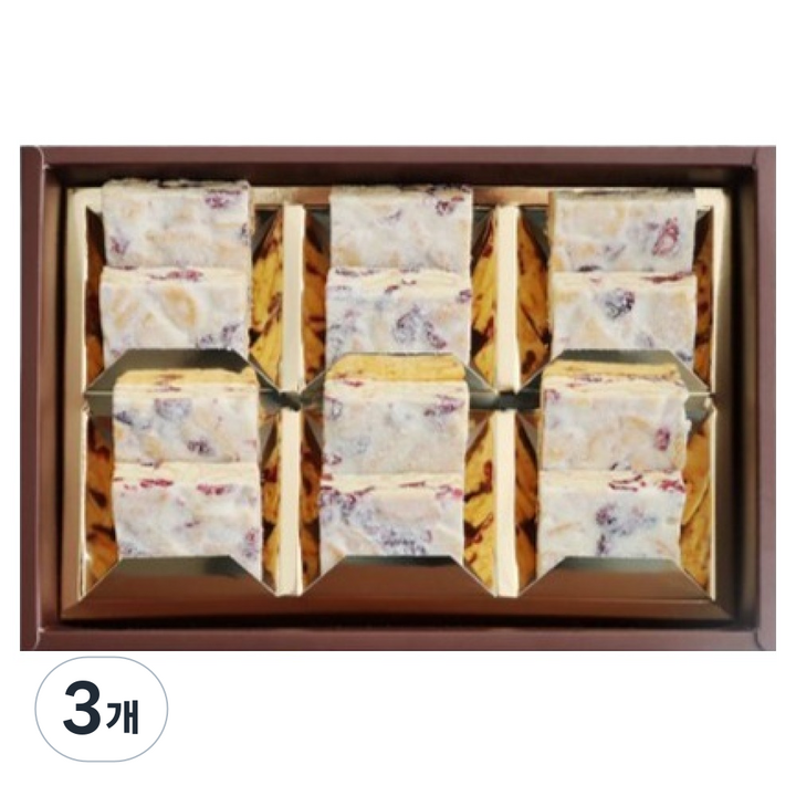 몽샹82 클래식 오리지널 쫀득쿠키 12p + 쇼핑백, 360g, 3개