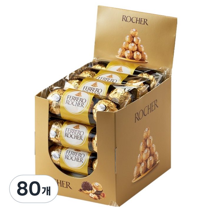 페레로로쉐 초콜릿 3p, 38g, 80개