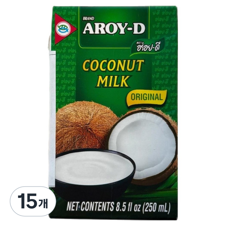아로이디 코코넛밀크, 15개, 250ml