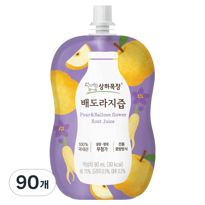 상하목장 배도라지즙, 90ml, 90개