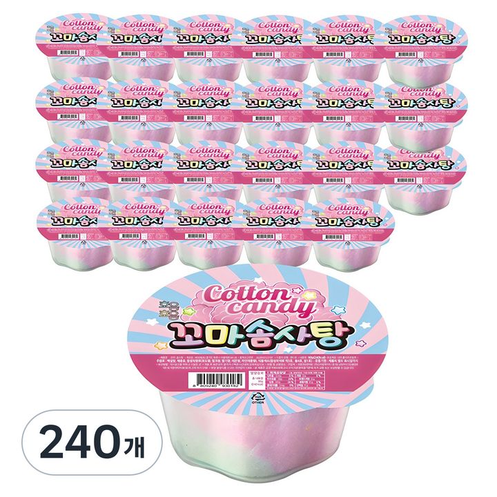 호음호음 꼬마솜사탕, 4g, 240개