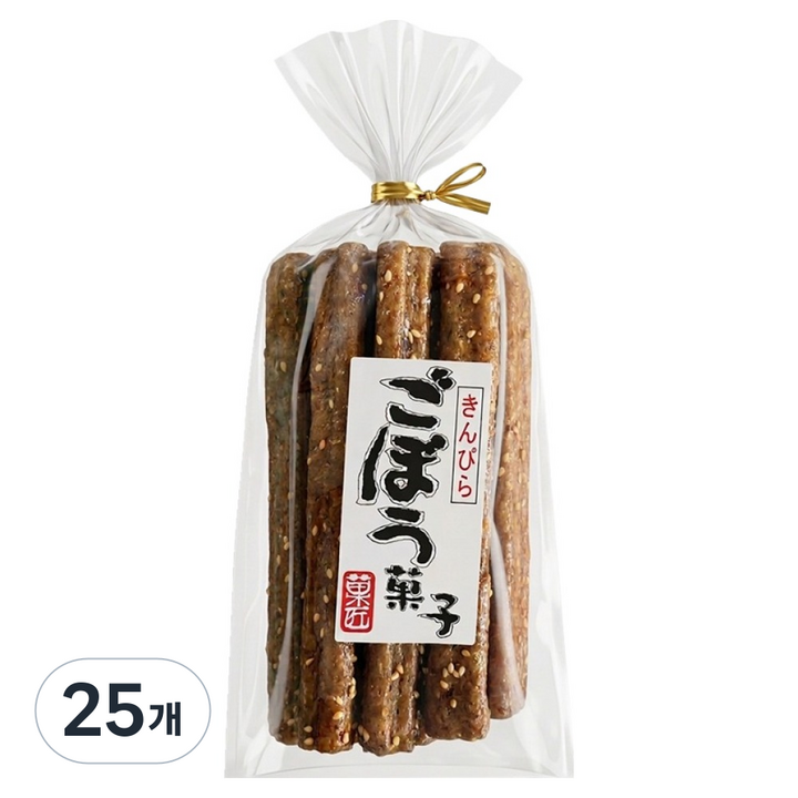 타이코 킨피라 코보우카시 우엉과자, 25개, 130g