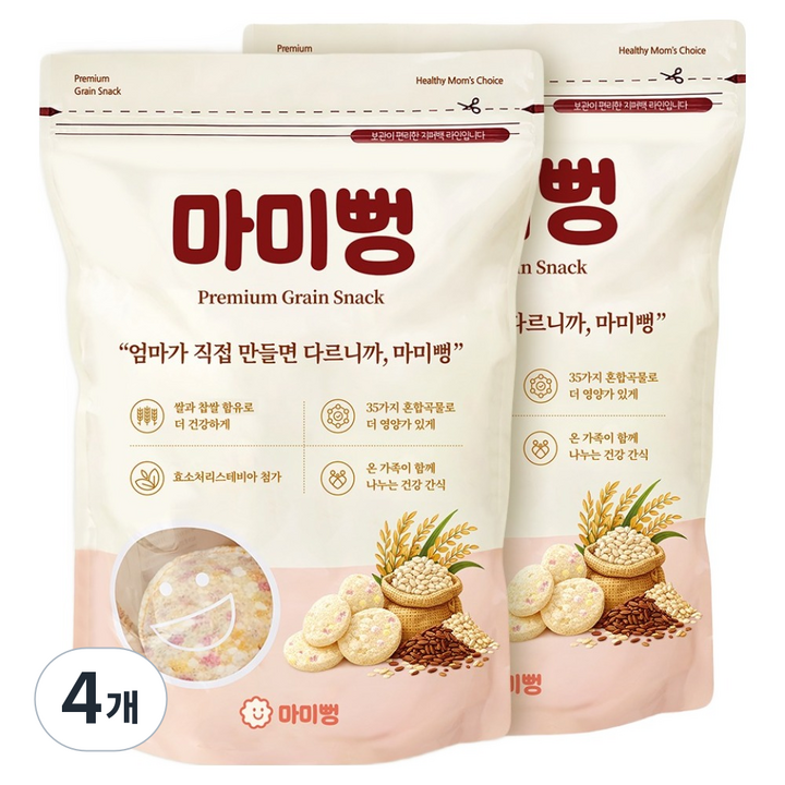 마미뻥 뻥튀기, 90g, 4개
