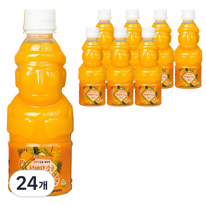 제주향 감귤 천혜향 주스, 330ml, 24개