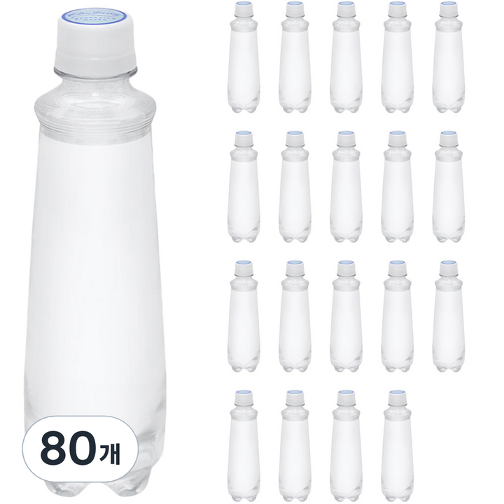 초정탄산수 무라벨 ECO 탄산수, 350ml, 80개