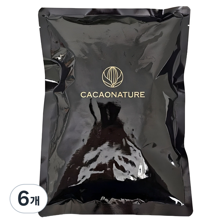 카카오네이처 다크 컴파운드 코팅초콜릿, 1kg, 6개