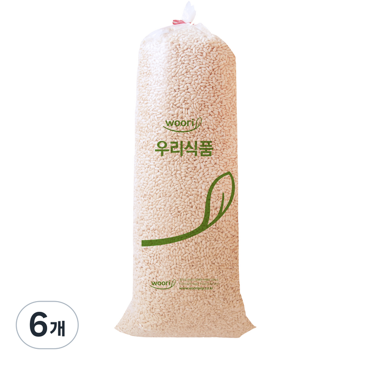 우리식품 쌀튀밥, 1kg, 6개