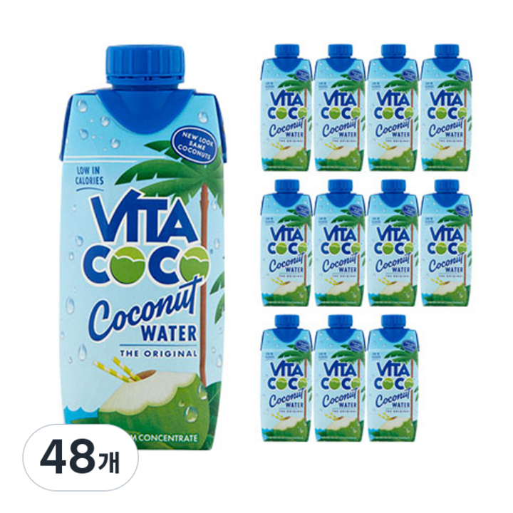 비타코코 코코넛워터 오리지널, 48개, 330ml
