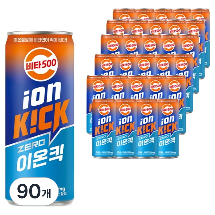 비타500 이온킥 제로 이온음료, 90개, 240ml