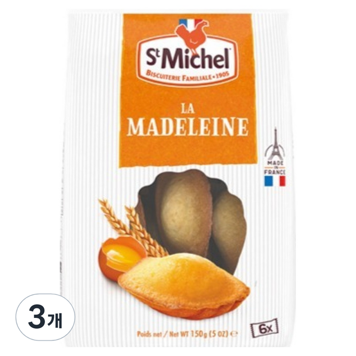 생미쉘 마들렌, 150g, 3개