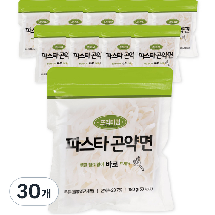 대신곤약 프리미엄 파스타 곤약면, 180g, 30개