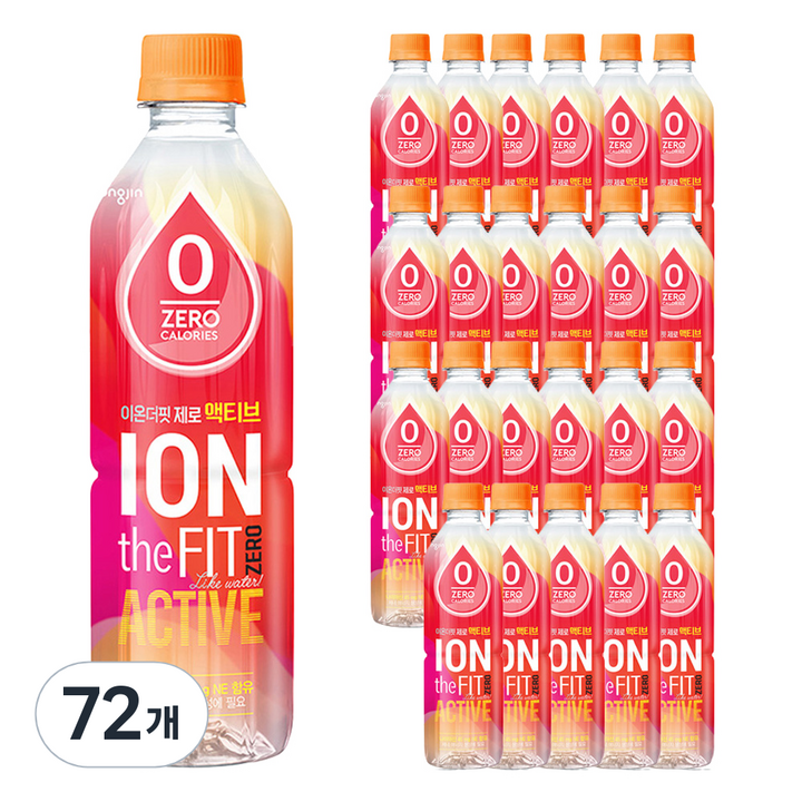 이온더핏 제로 액티브 음료, 500ml, 72개