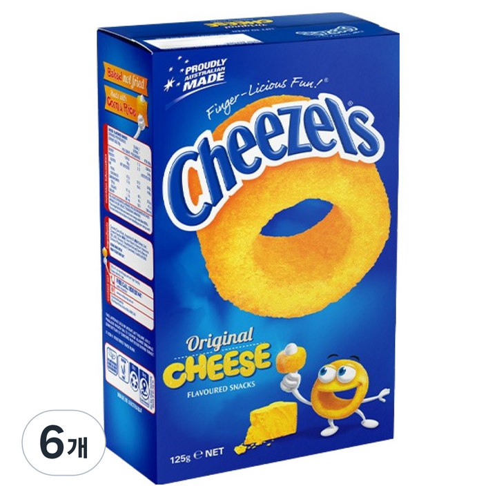 치즐스 치즈맛, 6개, 125g