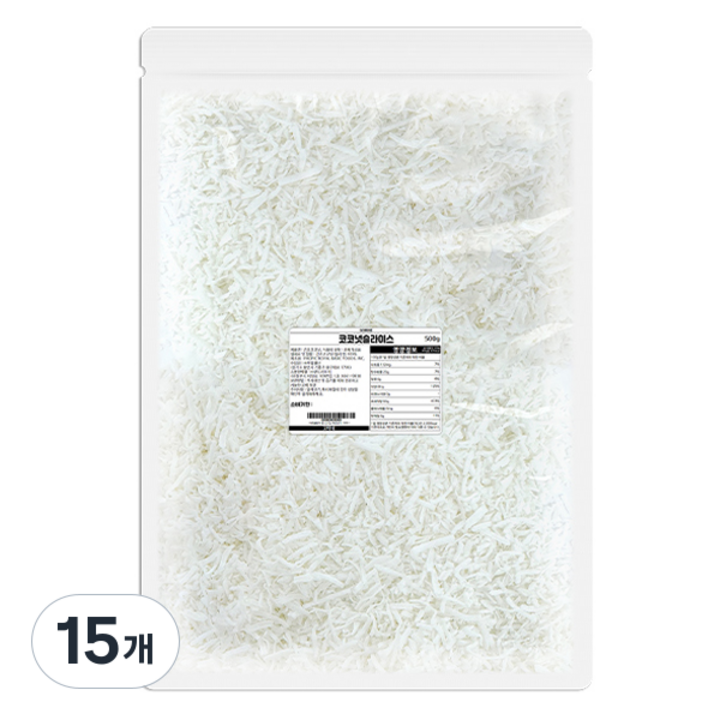 고미네 코코넛 롱 슬라이스, 15개, 500g