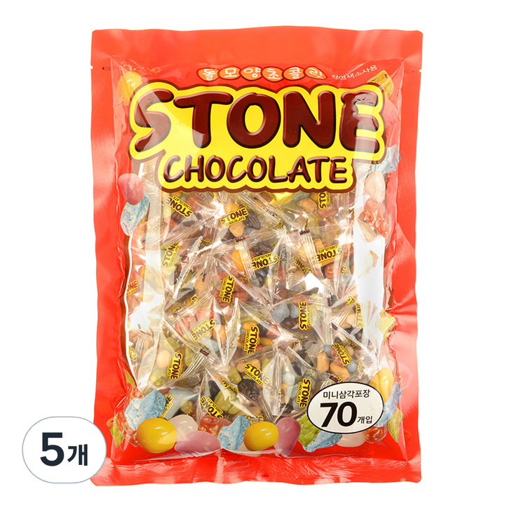 일광제과 스톤초콜릿, 700g, 5개