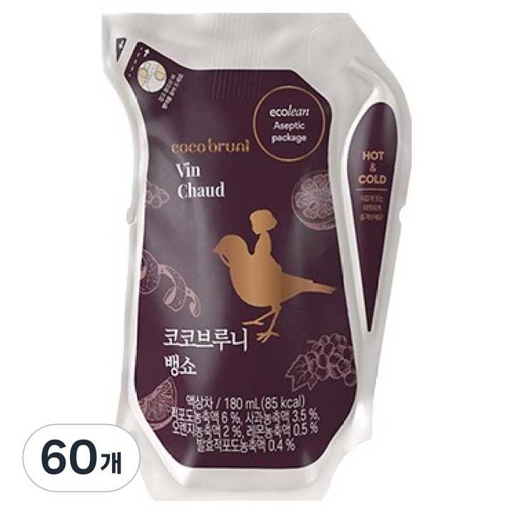 코코브루니 뱅쇼 액상차, 60개, 180ml