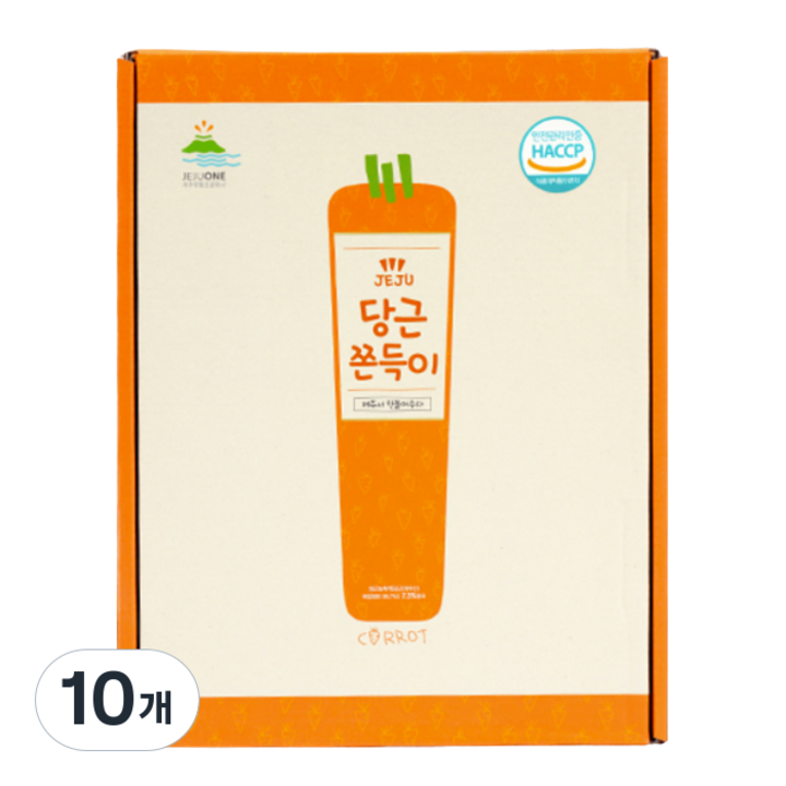 제주원 당근 쫀득이 15개입, 270g, 10개
