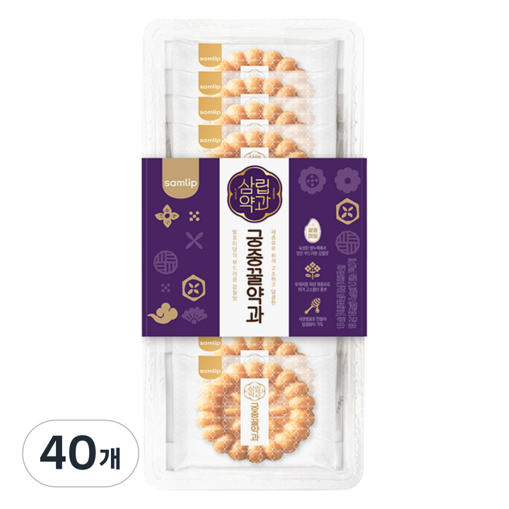 삼립 궁중 꿀약과 10p, 300g, 40개
