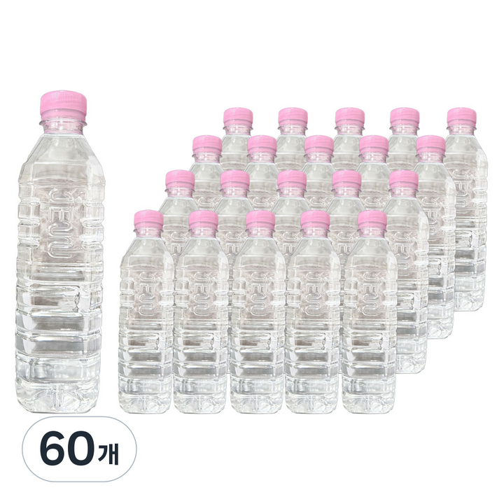 용암해수로 만든 무라벨 제주라바, 60개, 500ml
