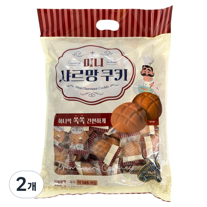 미니 샤르망 쿠키, 700g, 2개