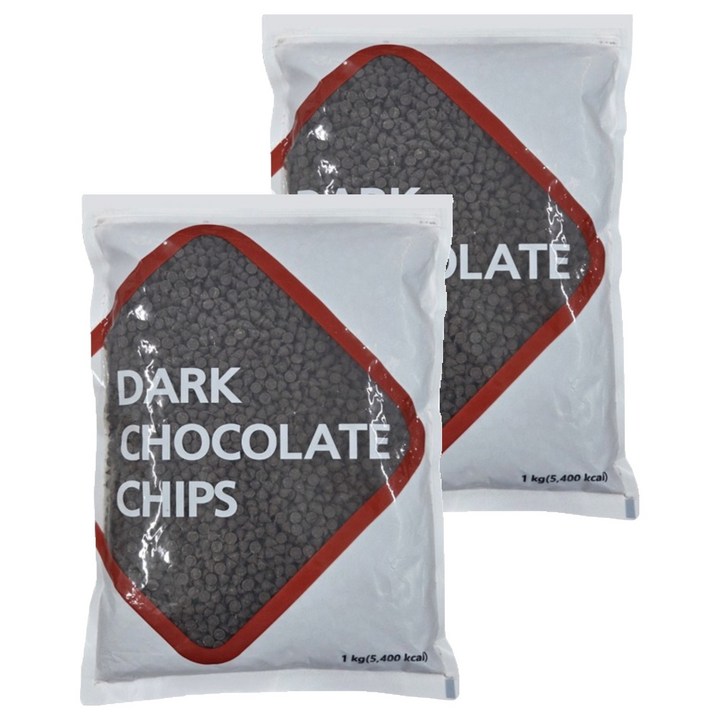 SKY 다크초코칩, 1kg, 2개