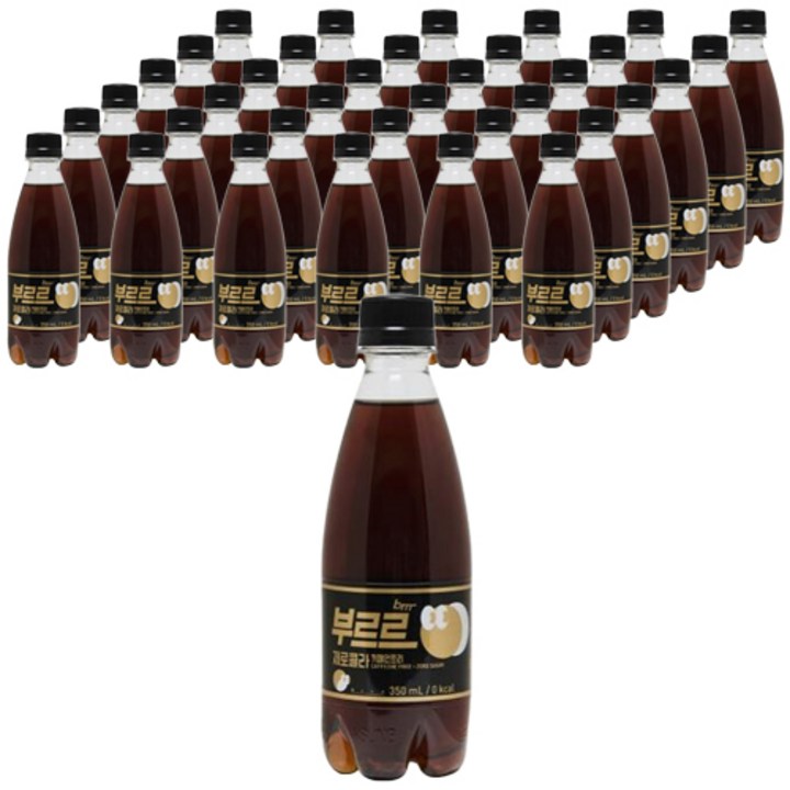 부르르 제로콜라 카페인프리, 80개, 350ml