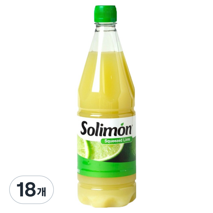 솔리몬 스퀴즈드 라임즙, 1L, 18개