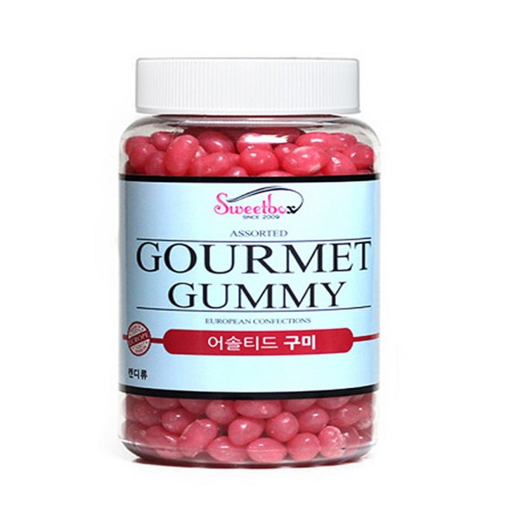 라즈베리 젤리빈, 600g, 1개