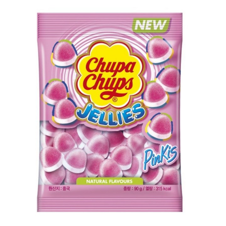 츄파춥스 젤리 핑키스, 90g, 12개