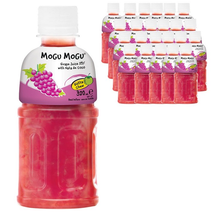모구모구 과채음료 포도맛, 320ml, 24개