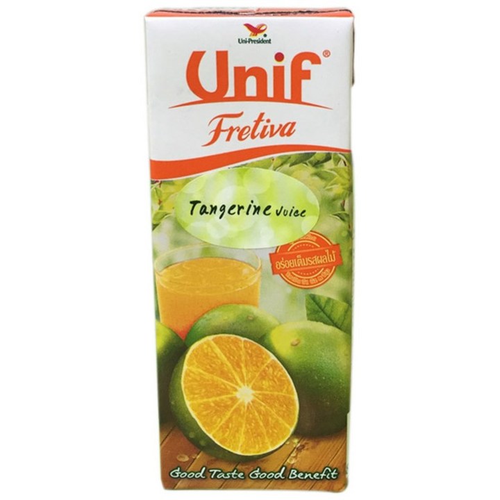 유니프 탠저린오렌지 음료, 200ml, 24개