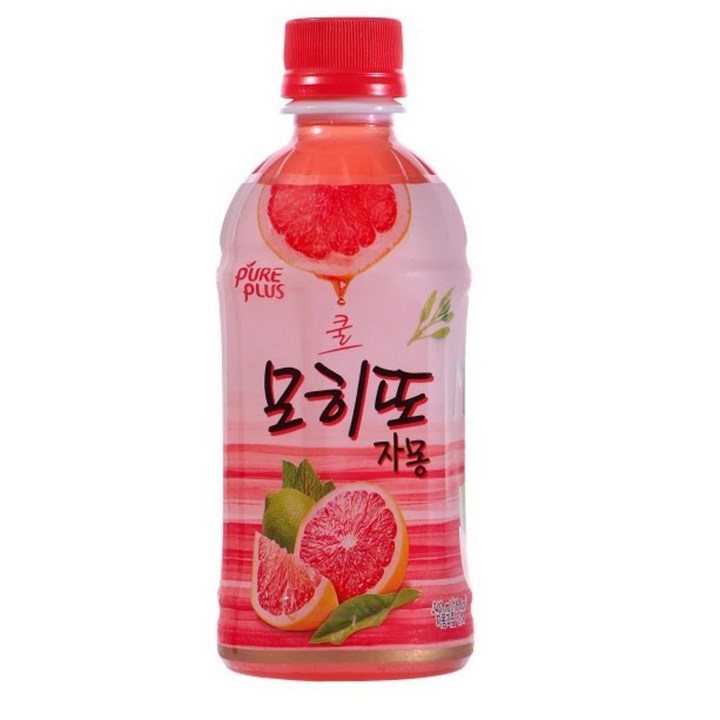 퓨어플러스 쿨 모히또 자몽주스, 340ml, 20개