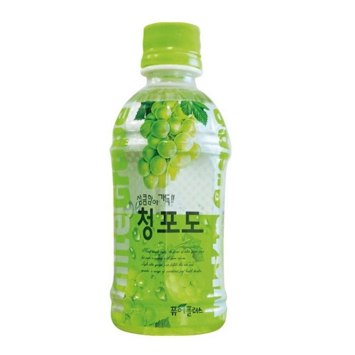 퓨어플러스 청포도pet 주스, 340ml, 1개
