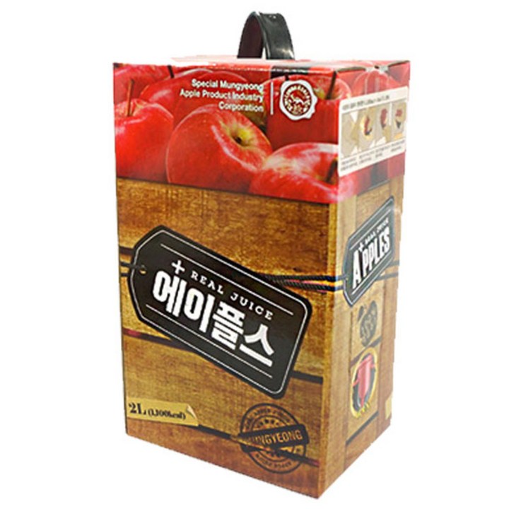 루왁코리아 에이플스 사과즙, 2L, 1개