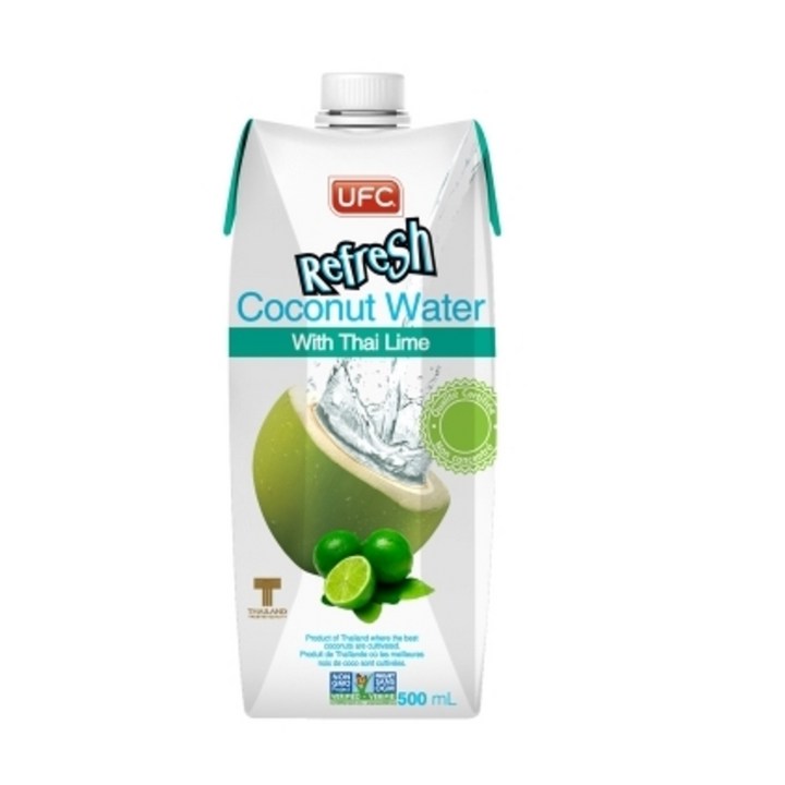 UFC 코코넛워터 라임 과일주스, 500ml, 12개