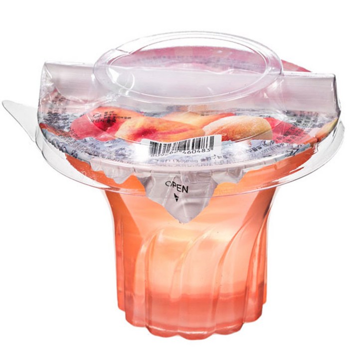 혜진식품 코코짱 복숭아 푸딩, 180ml, 6개