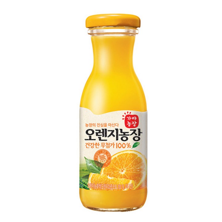 가야농장 오렌지농장, 180ml, 24개