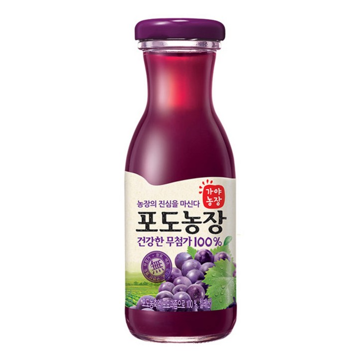 가야농장 포도농장, 24개, 180ml