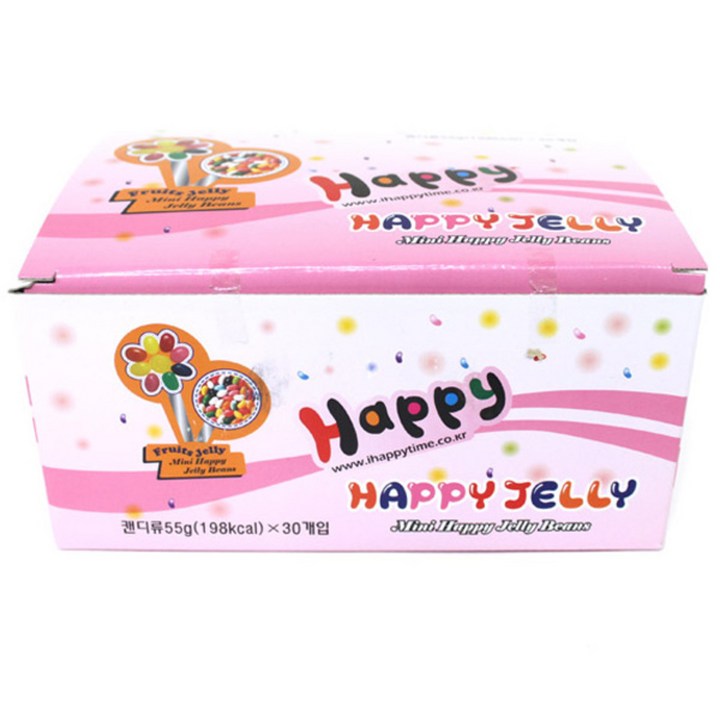 이홈베이킹 해피젤리 젤리빈, 55g, 30개